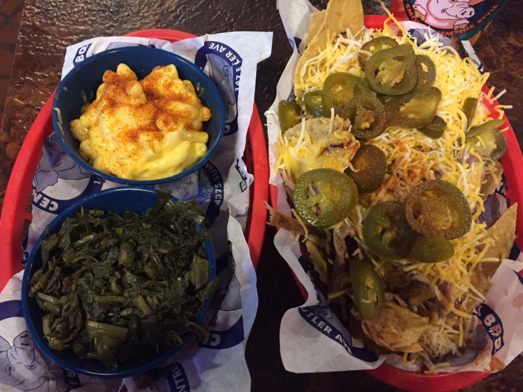 Pulled pork nachos from Central BBQ. Are you salivating yet?