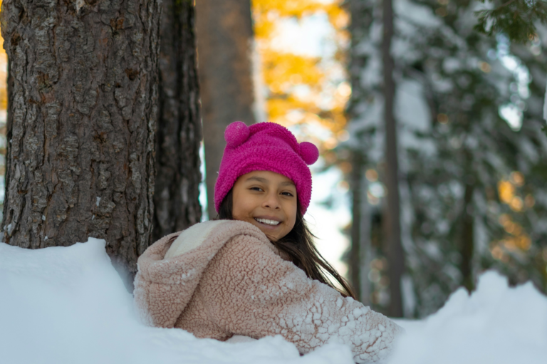 girl in the snow