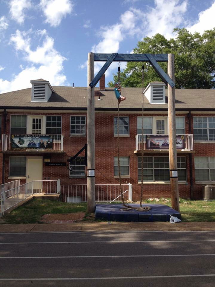 Memphis Fall Break climb rope University of Memphis