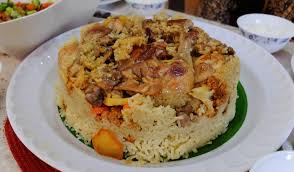 Maqluba Middle Eastern rice dish 