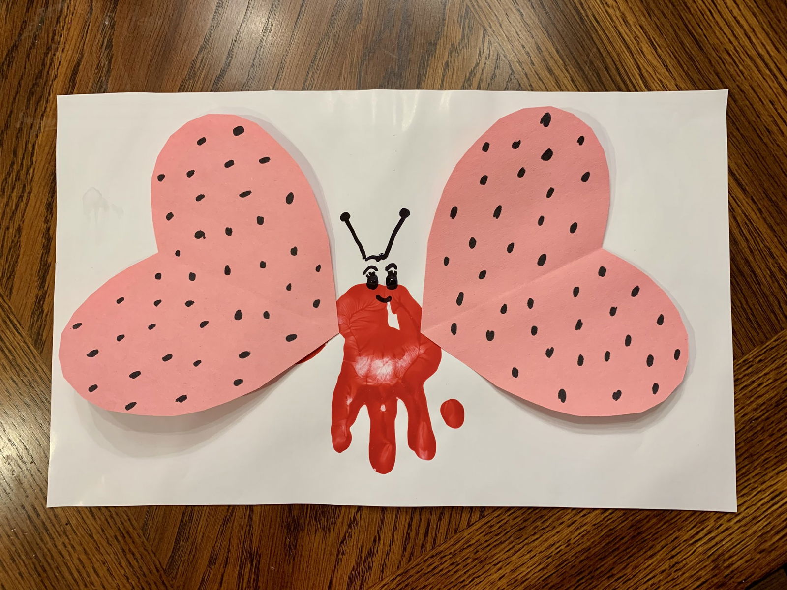 memphis mom collective handprint butterfly valentine's day