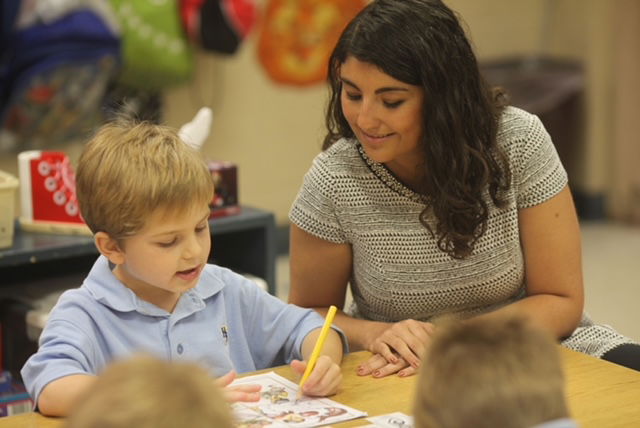 child with autism in angel program