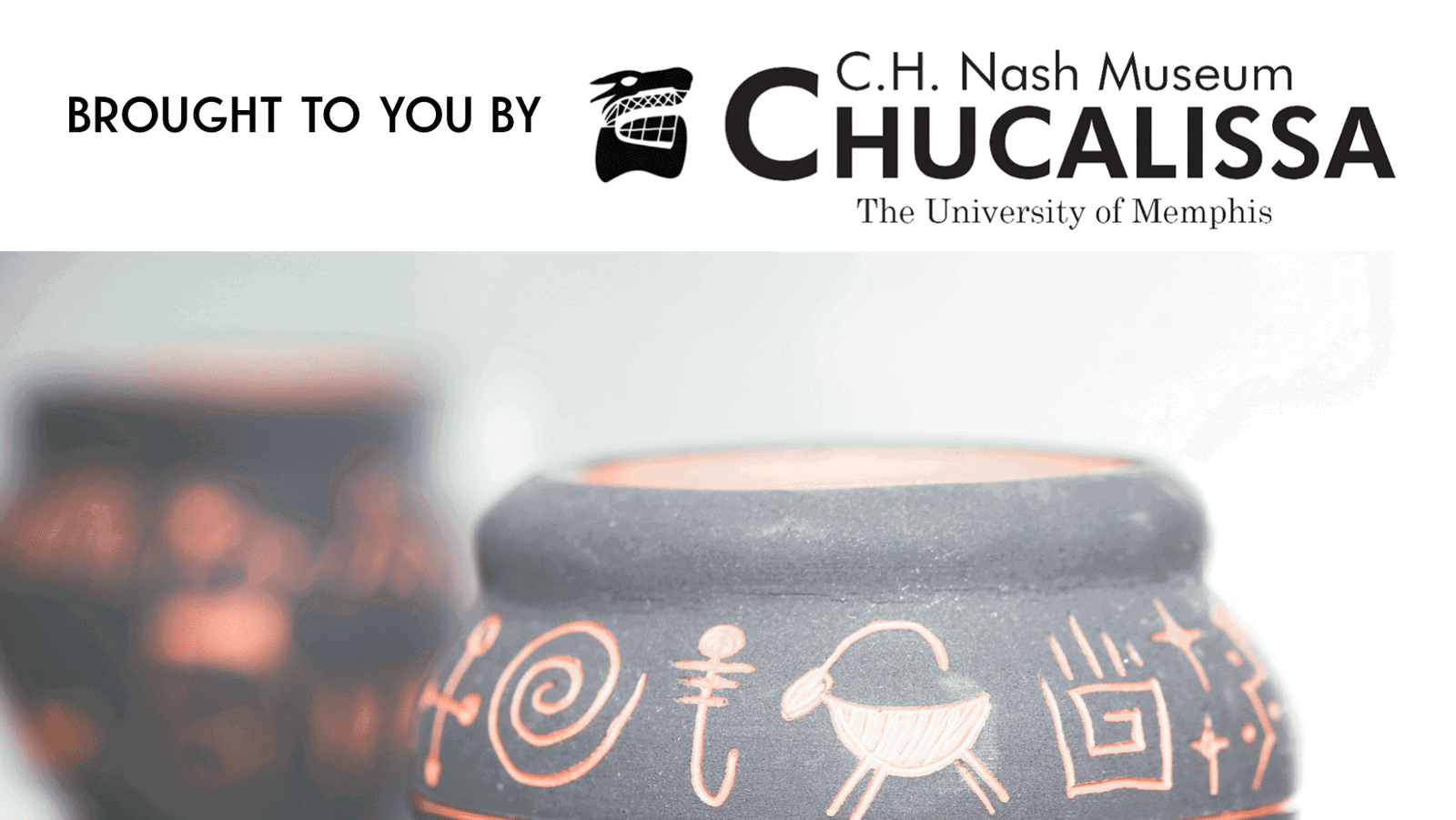 chucalissa ad including a piece of pottery