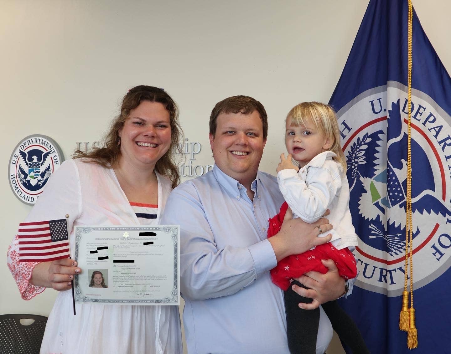 Obtained US Citizenship