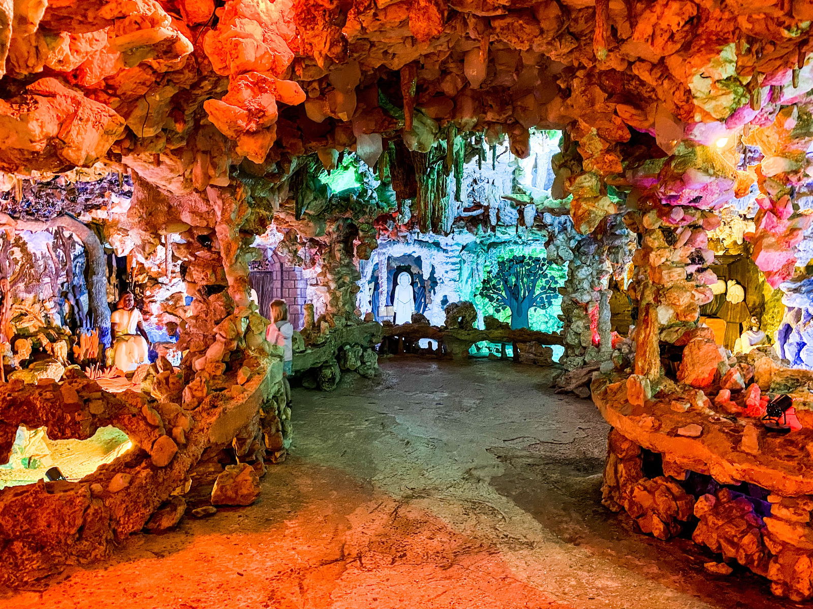 inside the grotto