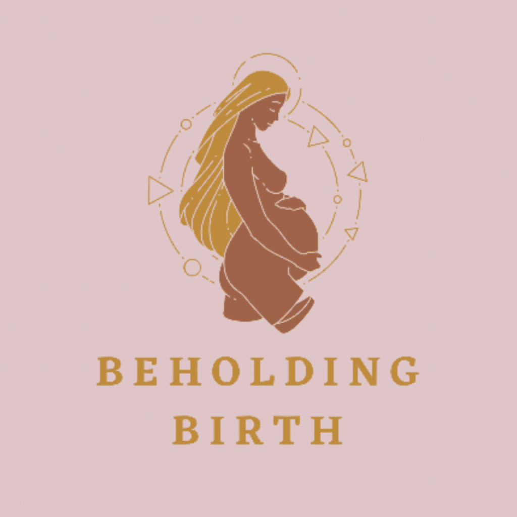 beholding birth logo