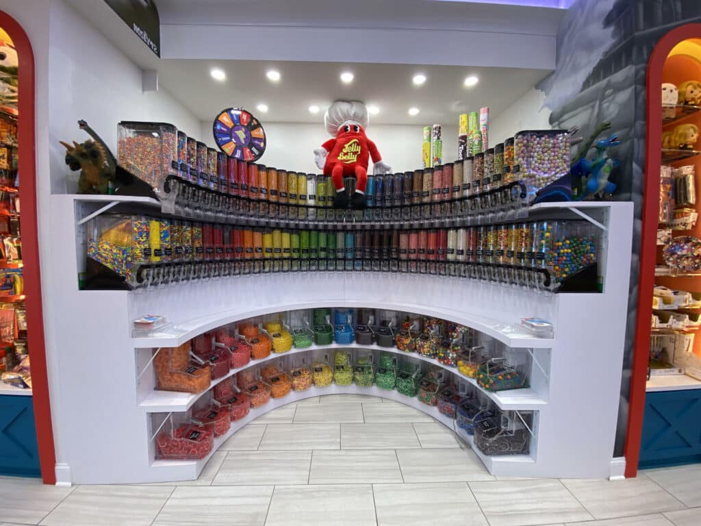 Jelly Belly section of Sweet Noshings