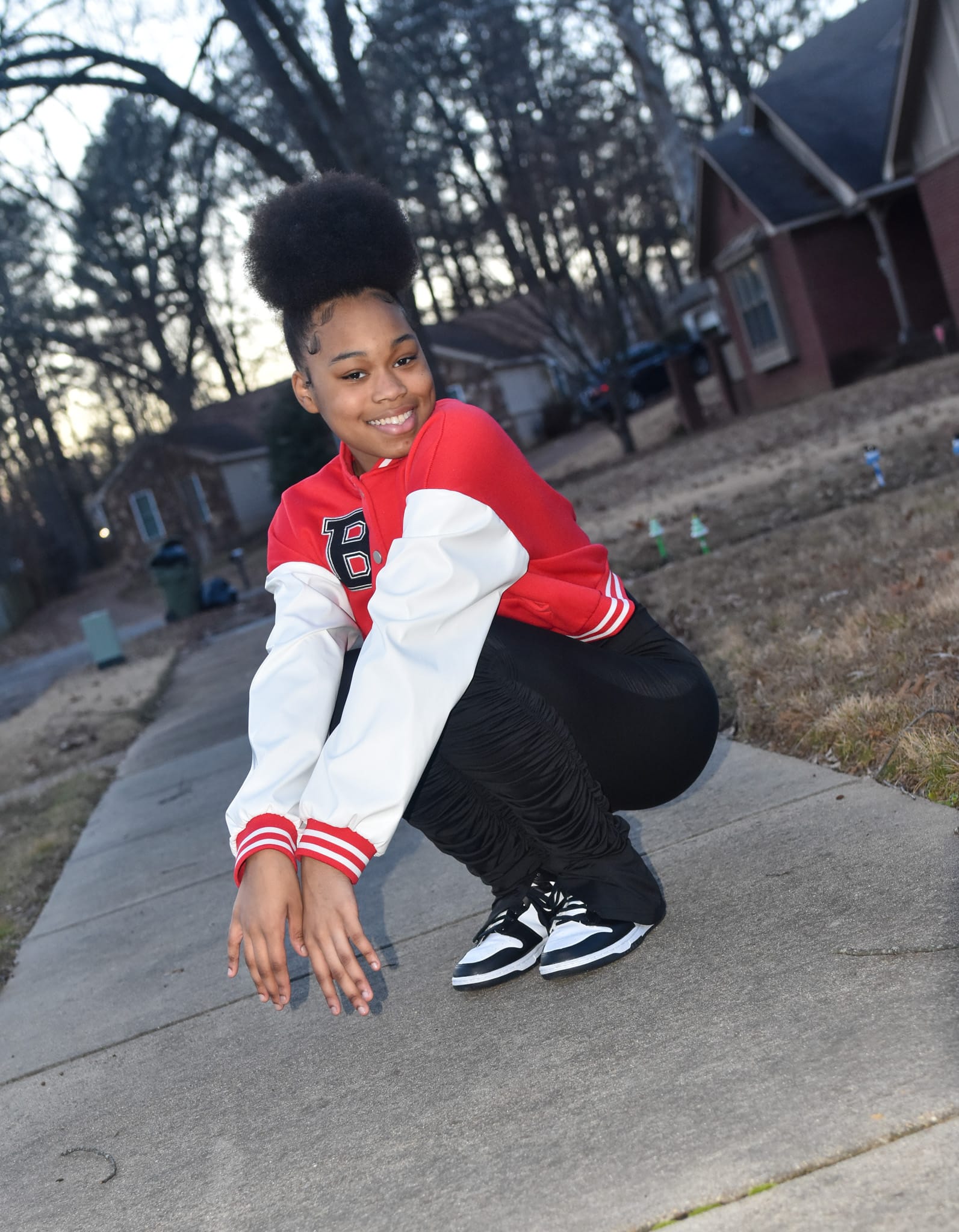 black girl with natural hair