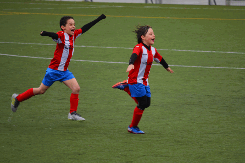 kids playing soccer