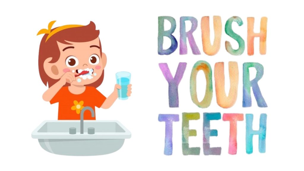 brush your teeth graphic