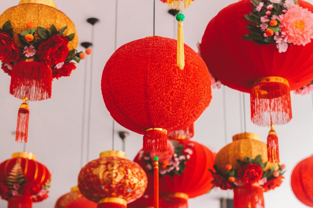 Lunar New Years lanterns 