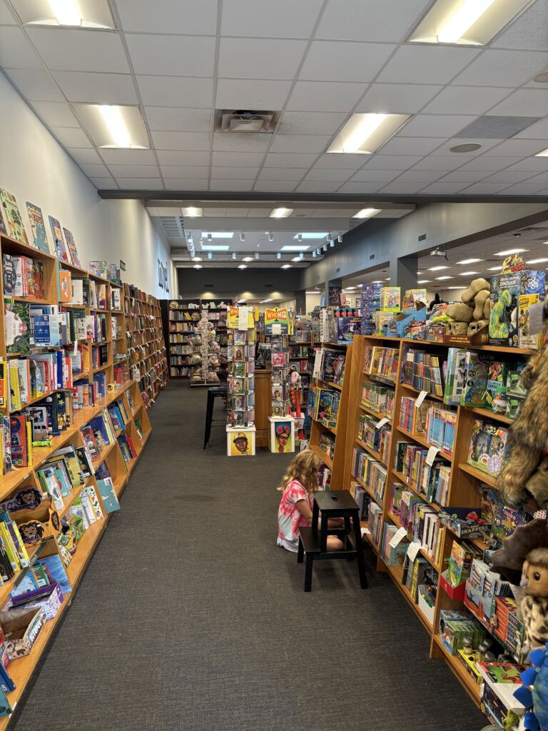 the kid section at Novel bookstore